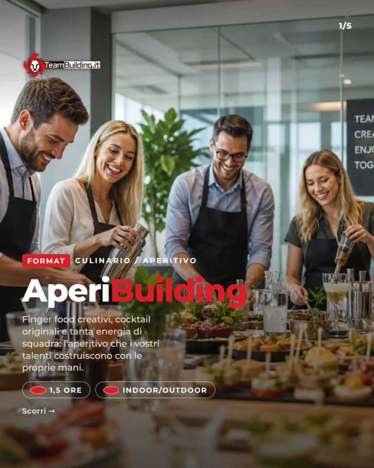 team building aperitivo